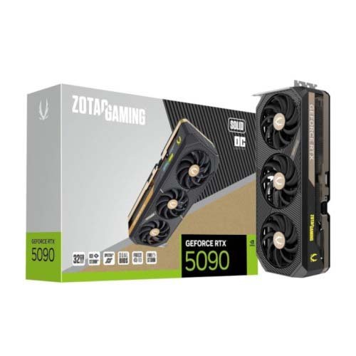 Zotac Gaming GeForce RTX 5090 Solid OC 32GB GDDR7 Graphic card ZT-B50900J-10P
