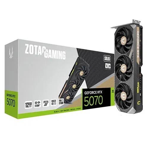 Zotac Gaming RTX 5070 Solid OC 12GB GDDR7 Graphics Card ZT-B50700J-10P